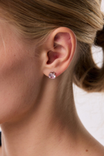 Серьги пусеты Pink M