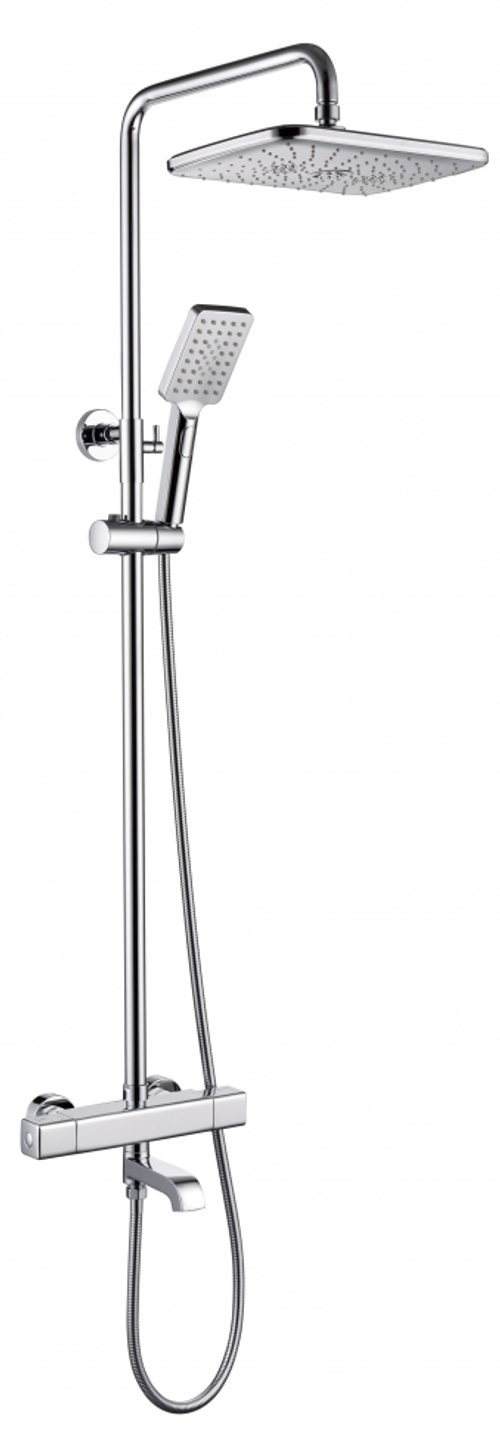 Душевая система с термостатом Grocenberg GB7005 Хром