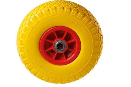 Колесо литое для шасси лодочных 260 желтое