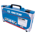 KING TONY (3033MRV) Набор торцевых головок с принадлежностями 3/8", 12-гранные, 7-24 мм, 33 предмета
