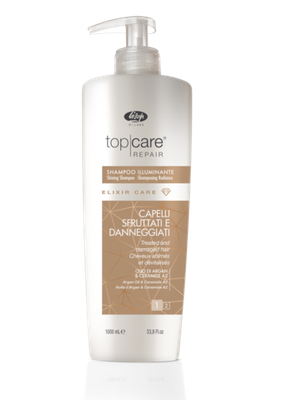 Шампунь-эликсир для восстановления и придания сияющего блеска - «Top Care Repair Elixir Care Shampoo» (1000мл)