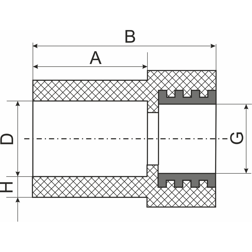 Муфта комб. вн 20х3/4'' EVER® plast БЕЛЫЙ (Россия)
