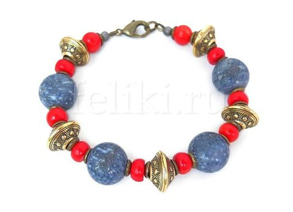 браслет из коралла (б-2013)