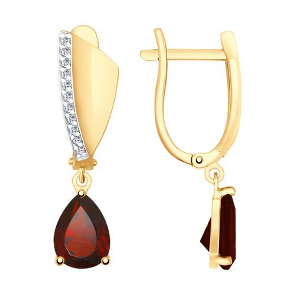 Серьги из золота 585 пробы