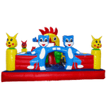 Коммерческий надувной батут "Котики встречают"