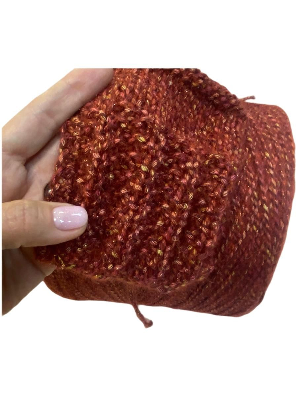 Пряжа на бобине 380г (Италия) 40% хлопок 24% альпака 11% меринос 7% люрекс 18% п/а 100г-220м