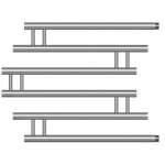 Полотенцесушитель MIXLINE SIMPLE PM4 50х70 1''