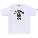 A Bathing Ape Abc Camo College Tee Ss25