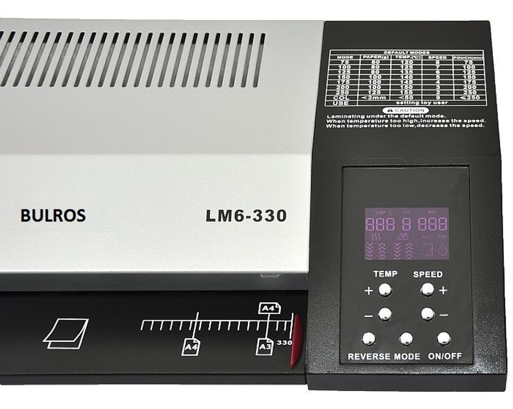 Пакетный ламинатор Bulros LM6-330