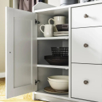 Шкаф - HAUGA IKEA/ ХАУГА ИКЕА,  140x84 см, белый