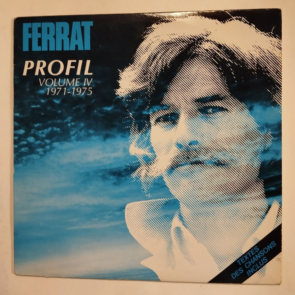 Винтажная виниловая пластинка LP Jean Ferrat Profil Volume IV 1971 1975 (Canada 1980)