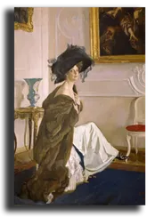 Репродукция "Серов - Портрет княгини Ольги Орловой. 1911"