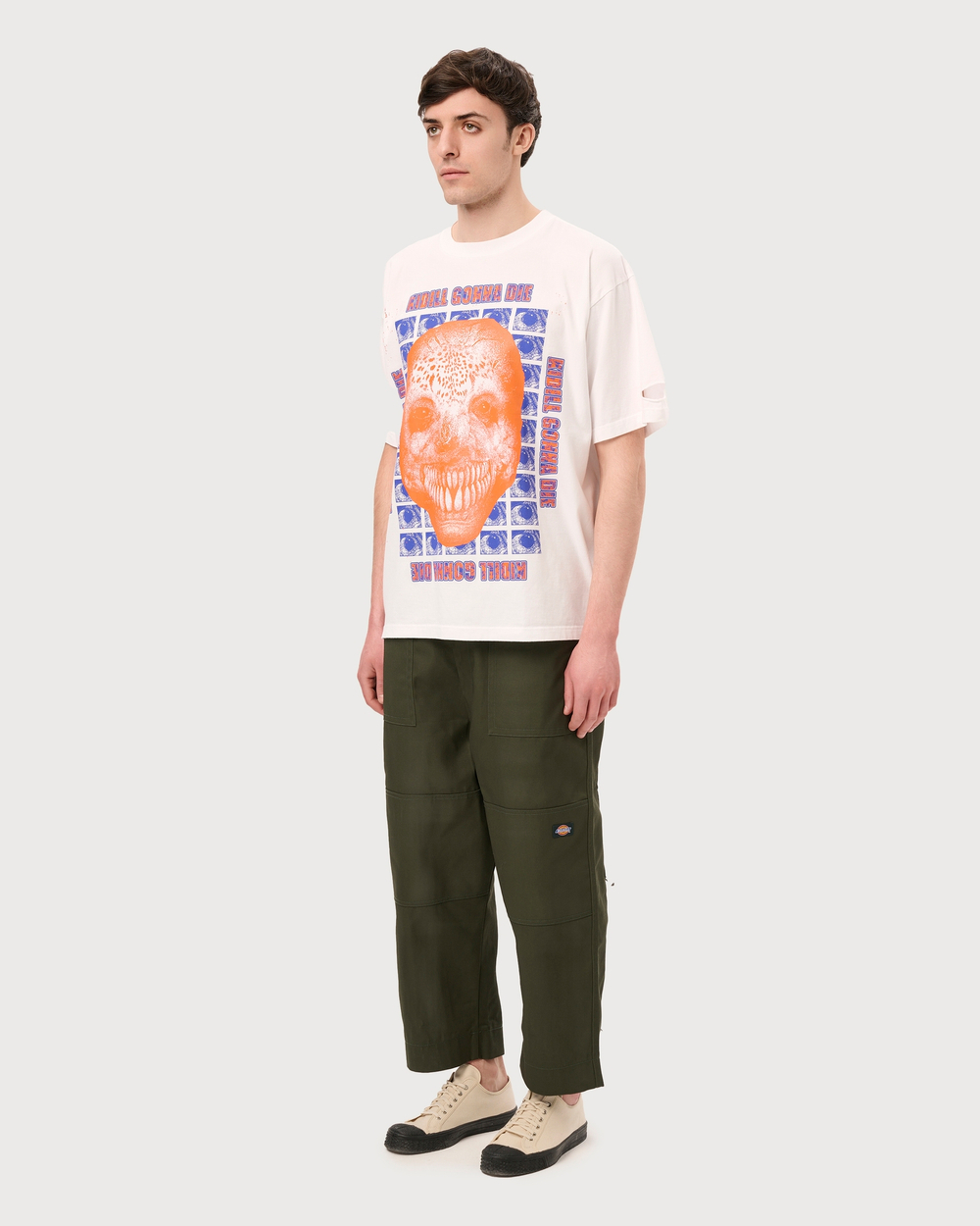 KIDILL × DICKIES БРЮКИ ЦВЕТА ХАКИ