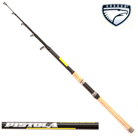 Спиннинг Condor Pistola длина 2,40м, тест 5-25гр, стеклопластик телескоп