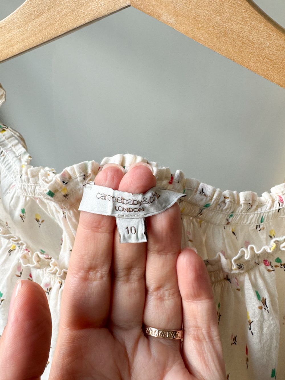 Хлопковая блузка Caramel, 140