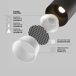 Магнитный трековый светильник Maytoni Artisan TR097-2-12W3K-M-BB