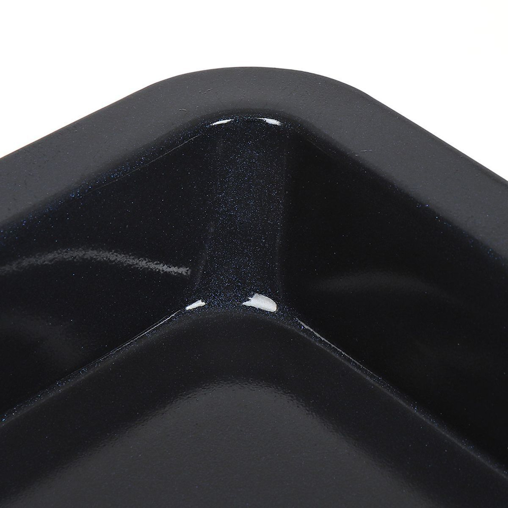 Форма для выпечки углерод сталь, 24х34х4.5 см, антиприг, прямоуг, чер, Daniks, Мерцание Синий сапфир