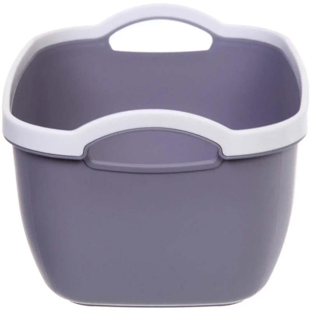 Корзина для хранения «БРЭТОС», цвет пыльно - серый, 26.5*19*14см