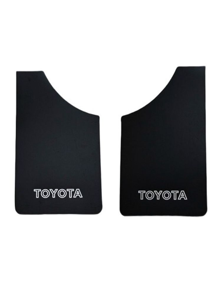 Брызговик универс. Toyota  (2 шт) черный с вырезом 37*22 (SPARGO)