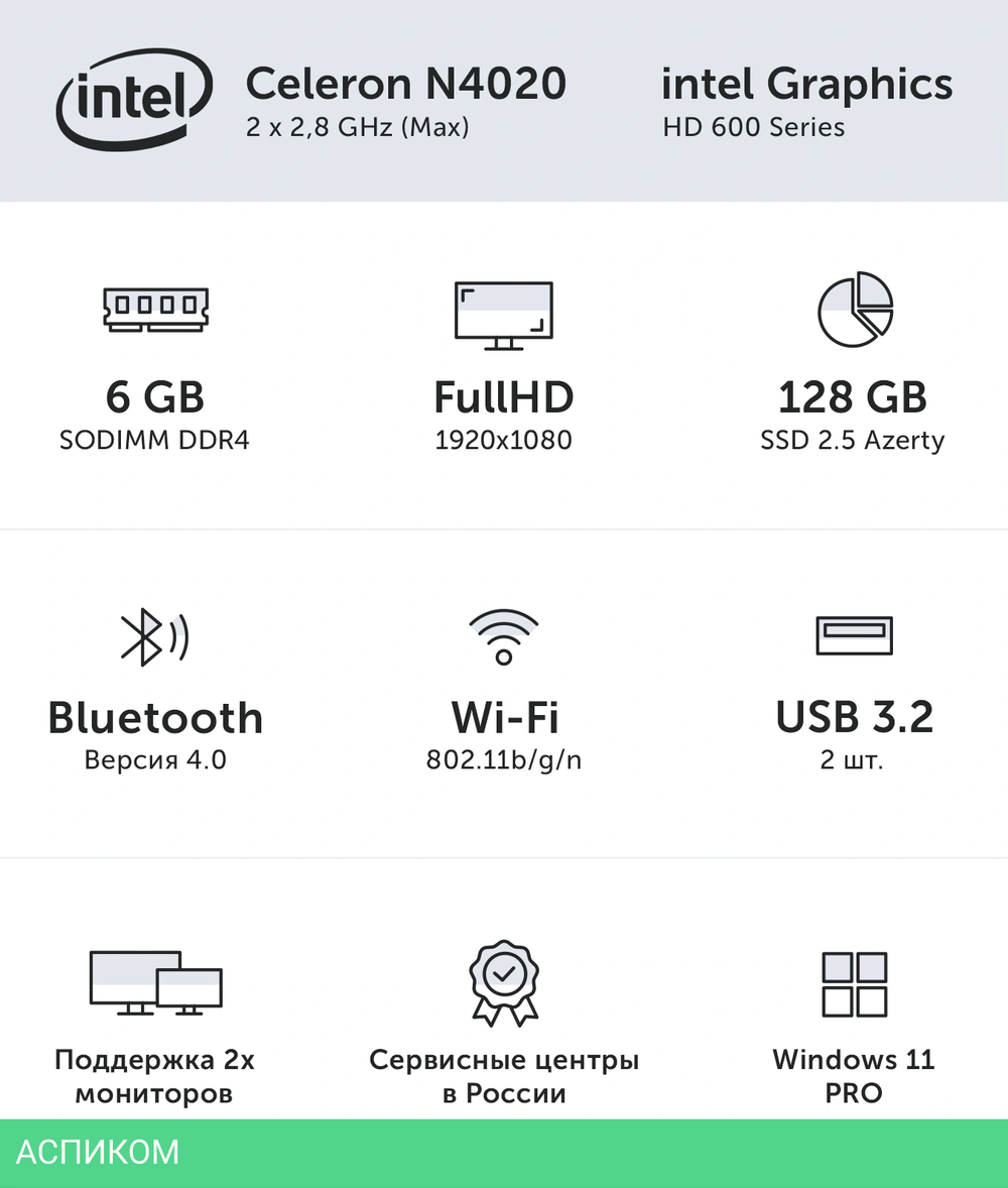 Ноутбук Azerty Story RB-1451