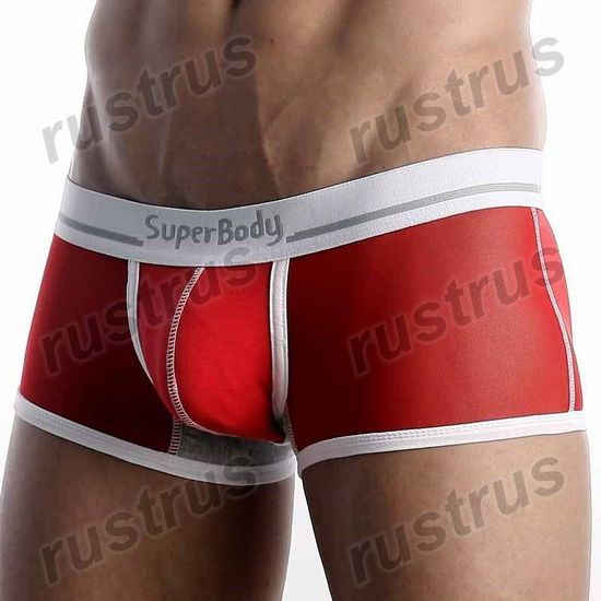Мужские трусы хипсы красные Superbody 18