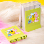 Ограничитель для книг DELI "PupuBaby", 2 шт, складная, зеленая