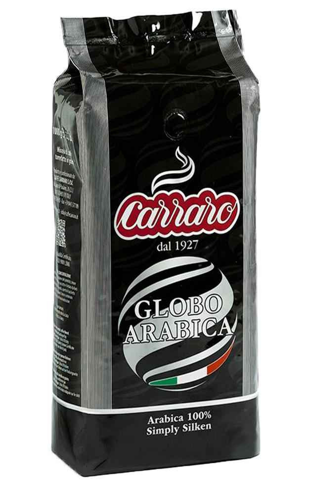 Кофе в зернах Carraro Globo Arabica 1 кг