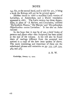 Leviathan | Hobbes Thomas