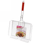 Решетка-гриль объемная 42*32 см, h=6 см (длина с ручкой 65см)