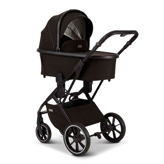 Детская коляска Moon Piu 2 в 1 Black (633) 2024