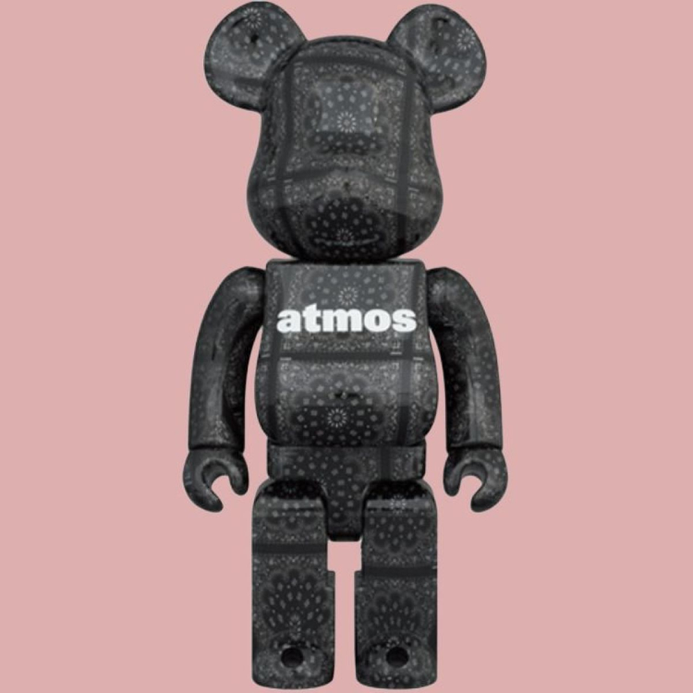 Дизайнерские игрушки BE@RBRICK x atmos BANDANA 100％+400％, BANDANA