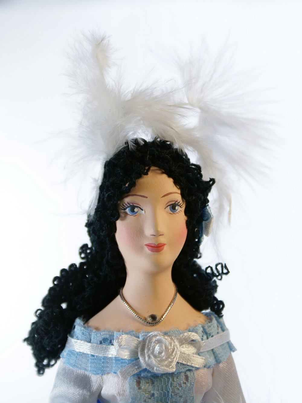 Кукла коллекционная Анна Каренина, в платье с турнюром конца 19 в.