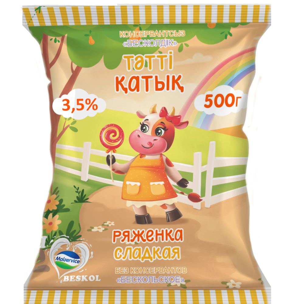Ряженка сладкая Molservice 3.5% 0.5 л