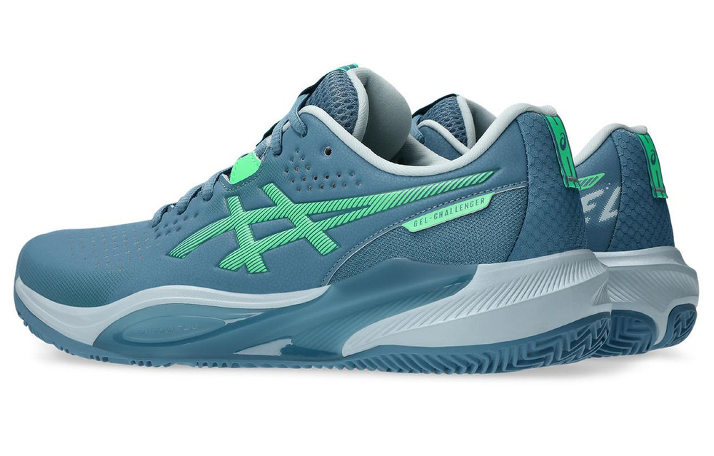 Мужские кроссовки для Падел Asics Gel-Challenger 15 Padel - saba blue/vital green