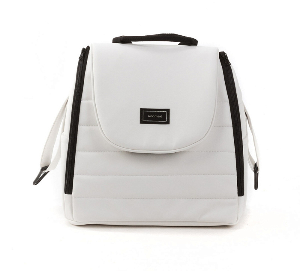 Детская коляска Adamex Locco Light Deluxe 2 в 1 LL-SA01 (БЕЛ.КОЖА)