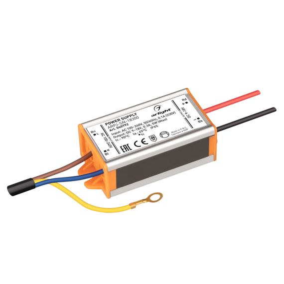 Блок питания Arlight ARPJ-SN-18300 (5W, 9-18V, 300mA) 040792