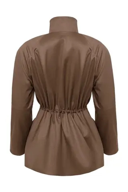 «Espresso foam» Парка с карманами на кулисе.