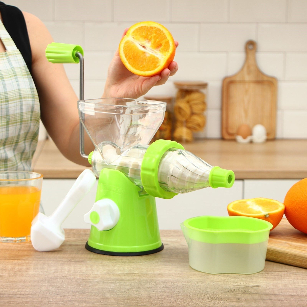 Соковыжималка механическая Fresh, цвет зелёный