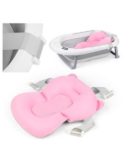 Матрасик розовый для купания новорожденного (00-4798)