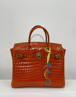 Сумка Hermes из кожи крокодила 35 см, арт. 466224545