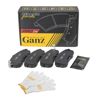 Колодки GANZ передние PRO-Line Ceramic NISSAN Teana II 08 / Tiida / Juke / Cube 10 Арт.:GIJ09004C