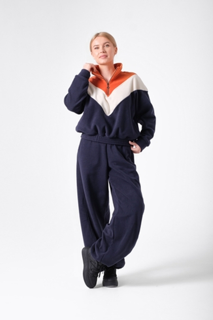 Костюм женский флисовый с олимпийкой "Полярная ночь"