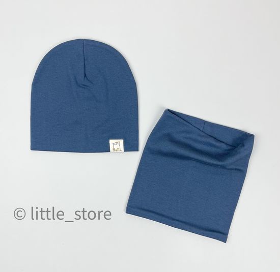 Комплект двухслойный (плотный), Индиго