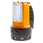 Фонарь светодиодный ЭРА PA-601 АЛЬФА прожектор 2 режима 19+24LED, аккум. 3Ah, ЗУ 220V/12V, 160лм (764016)