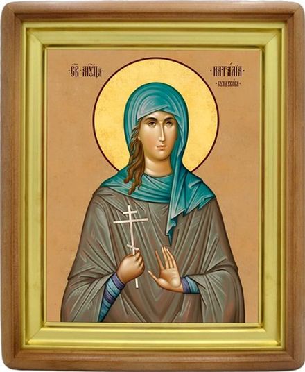 Наталия Сундукова святая мученица. Икона на холсте.