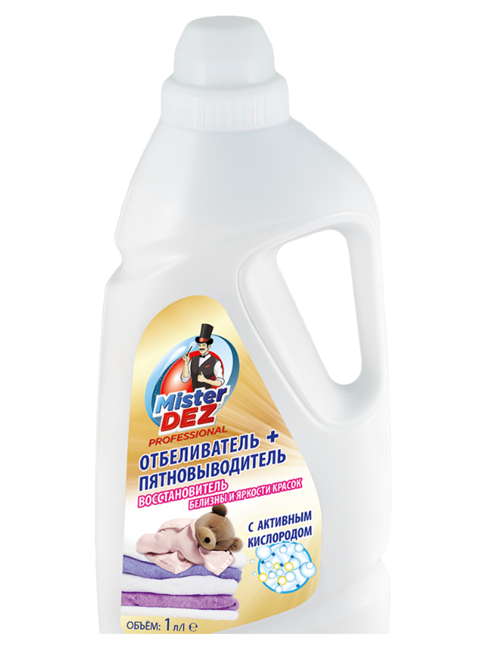 Пятновыводитель-отбеливатель Mister Dez Professional, 1 л