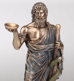 Veronese WS-1320 Статуэтка «Асклепий - бог медицины и врачевания»