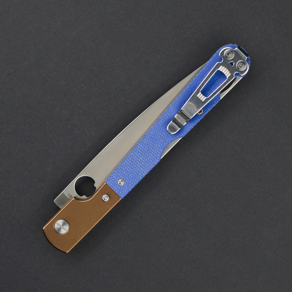 Нож складной Daggerr Corso Blue Micarta Satin