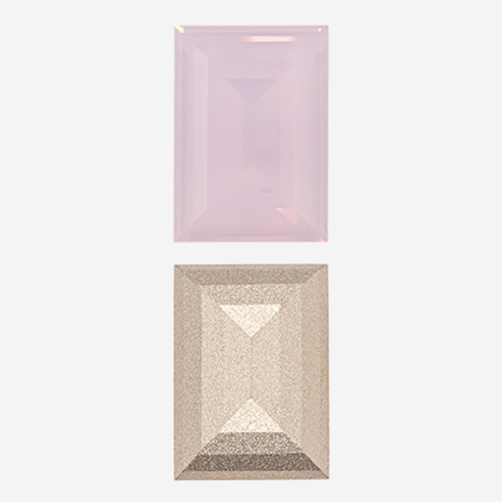 кп18-ro Кристалл прямоугольник 18*13мм, rose opal