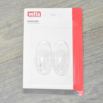 Крючок самоклеящийся 2шт VETTA